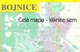 Whole map of city Bojnice