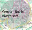 Map of center Bojnice